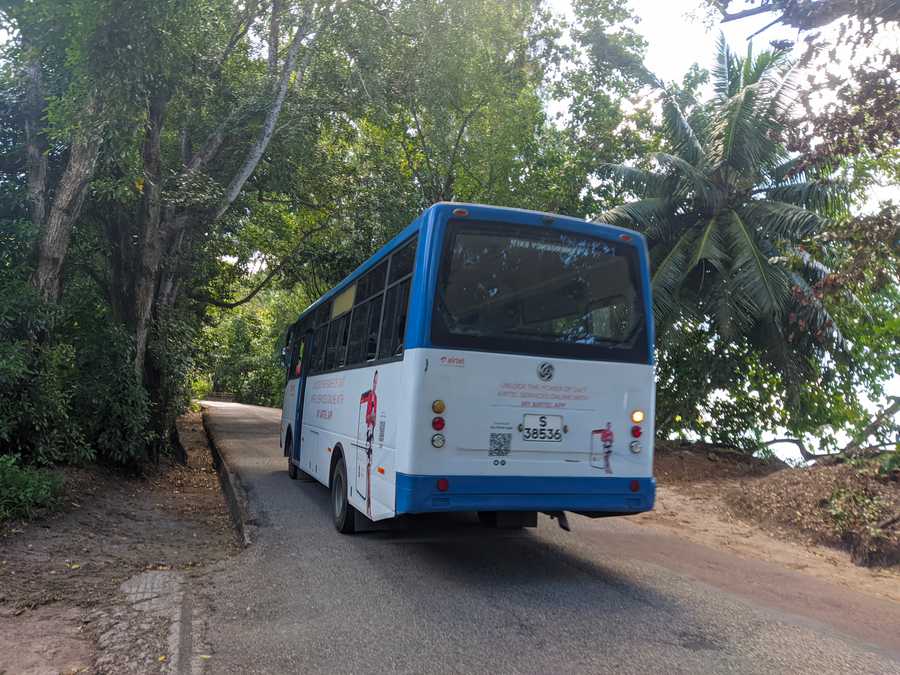Bus from behind