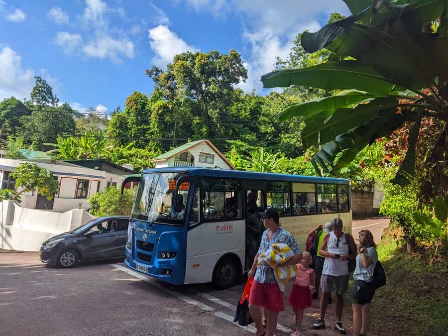 Bus outside
