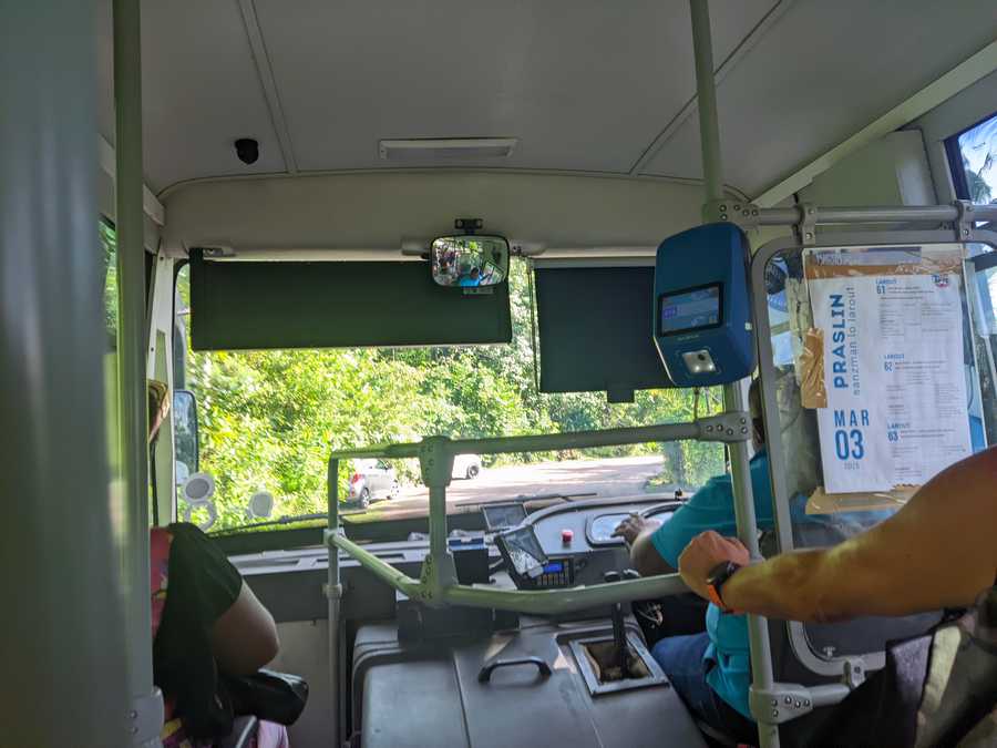 Bus interior