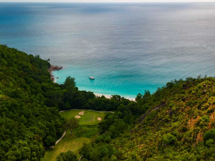Anse Georgette from the hike