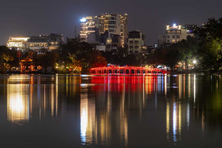 bridge night