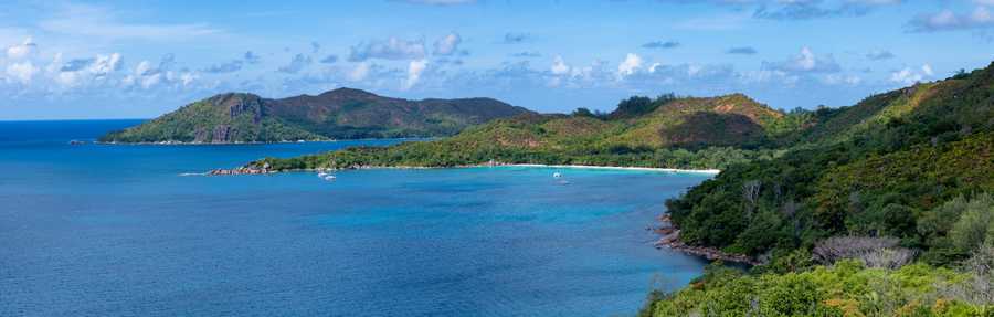 Anse Lazio from the hike
