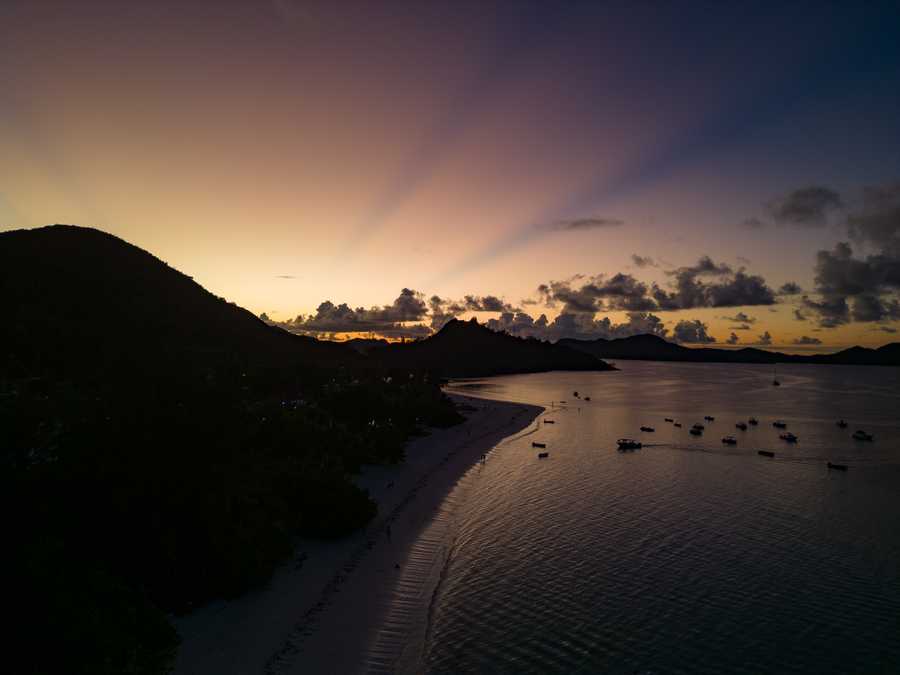 Cote d'Or at sunset